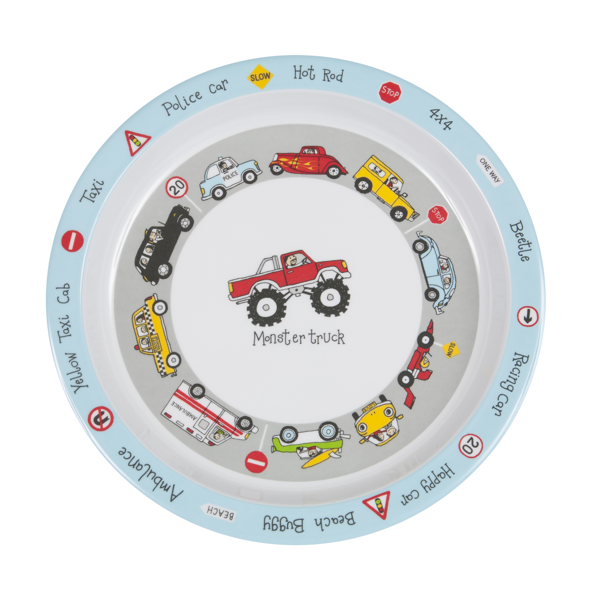 Cars design melamine beaker