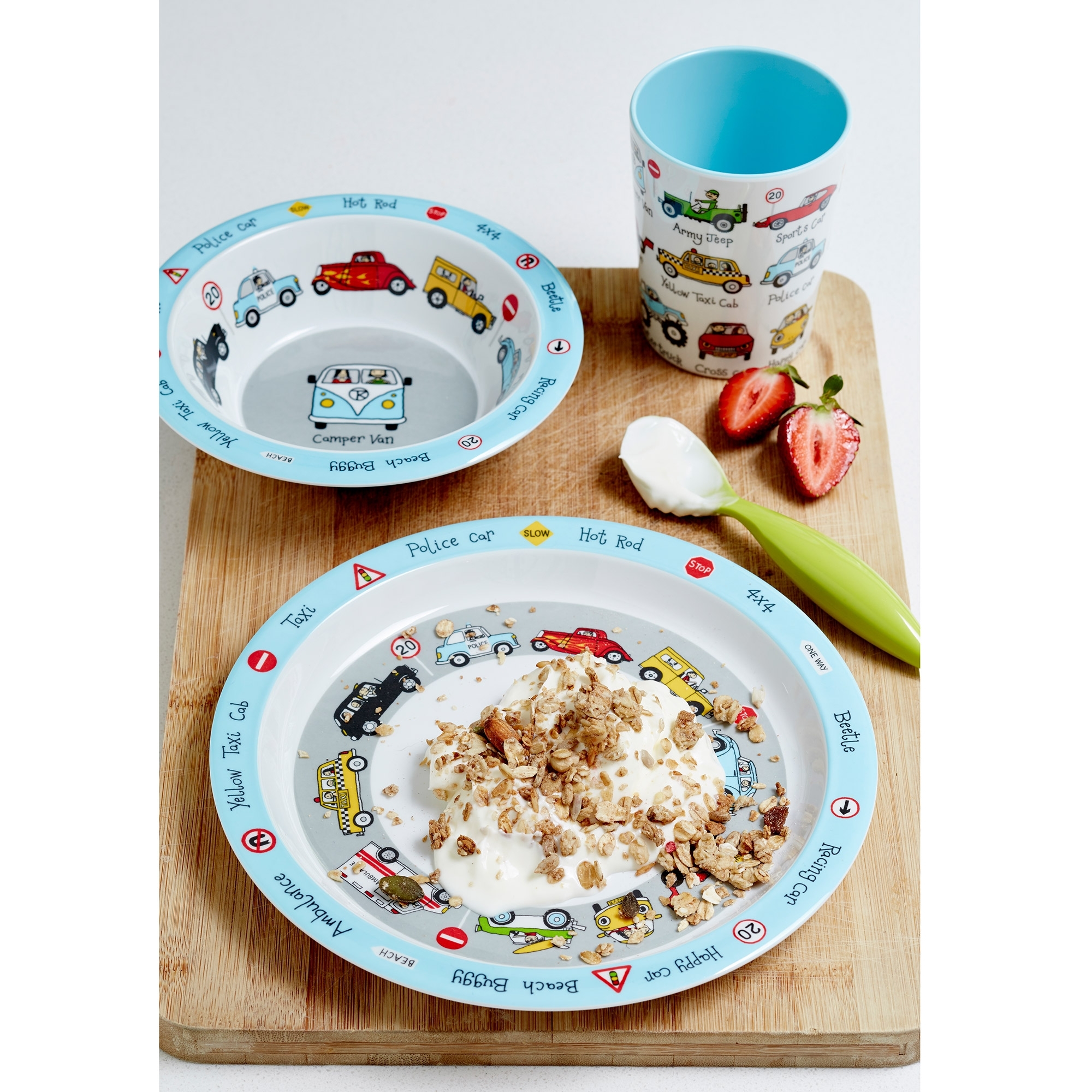 Cars Melamine Plate