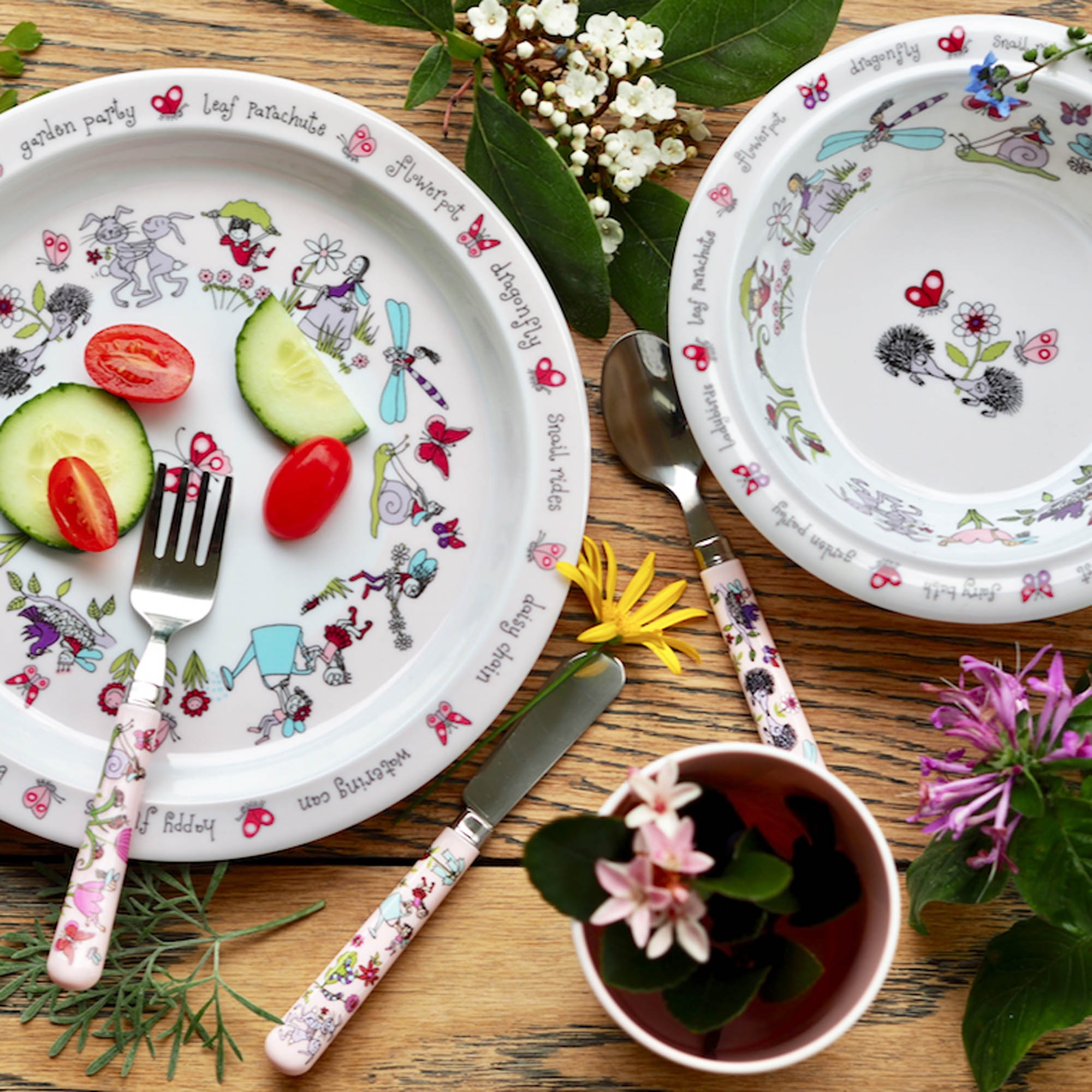 Secret Garden Melamine Beaker