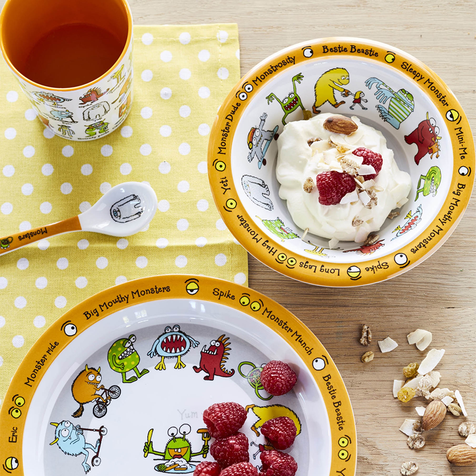 Monsters  Melamine Plate