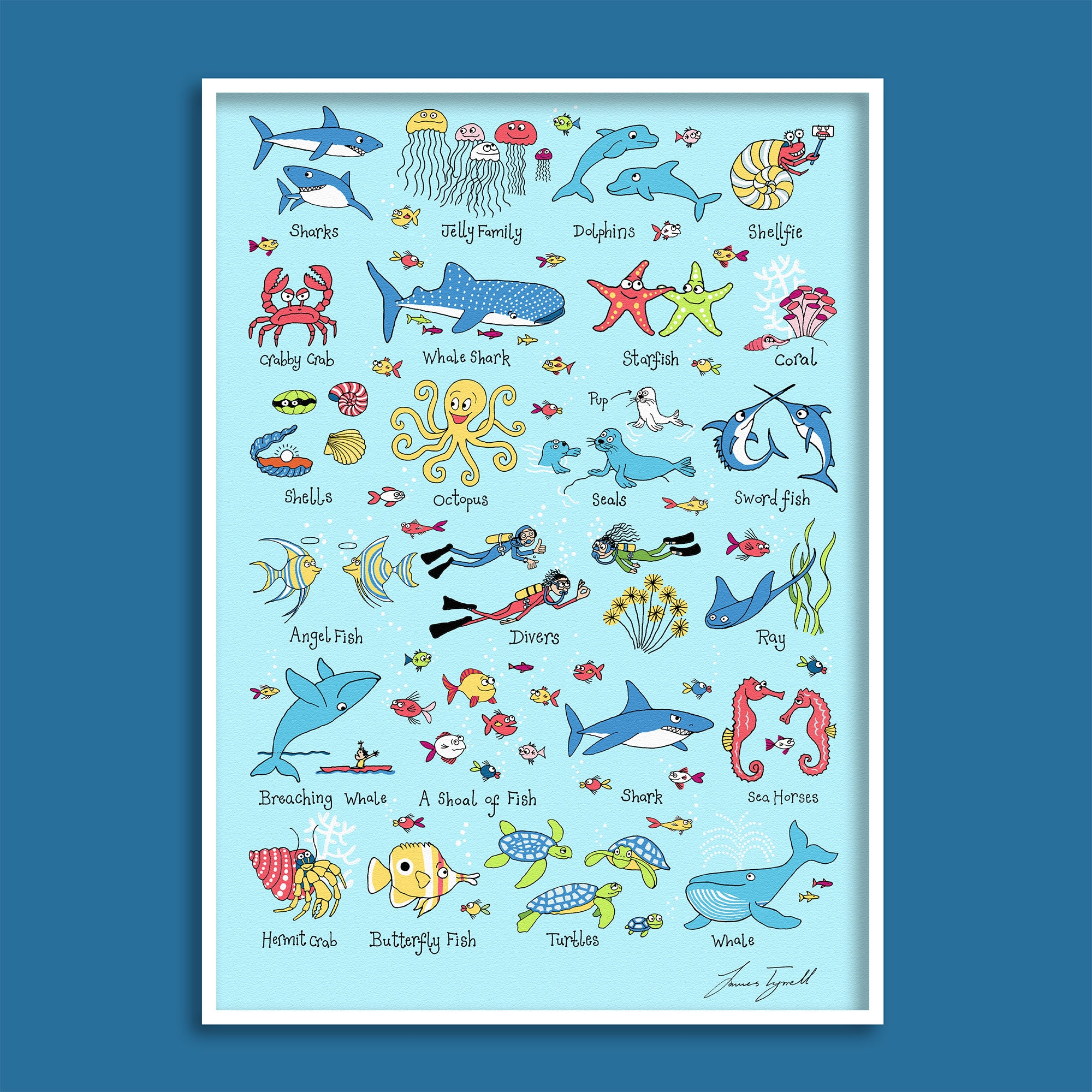 Ocean A3 Wall Print