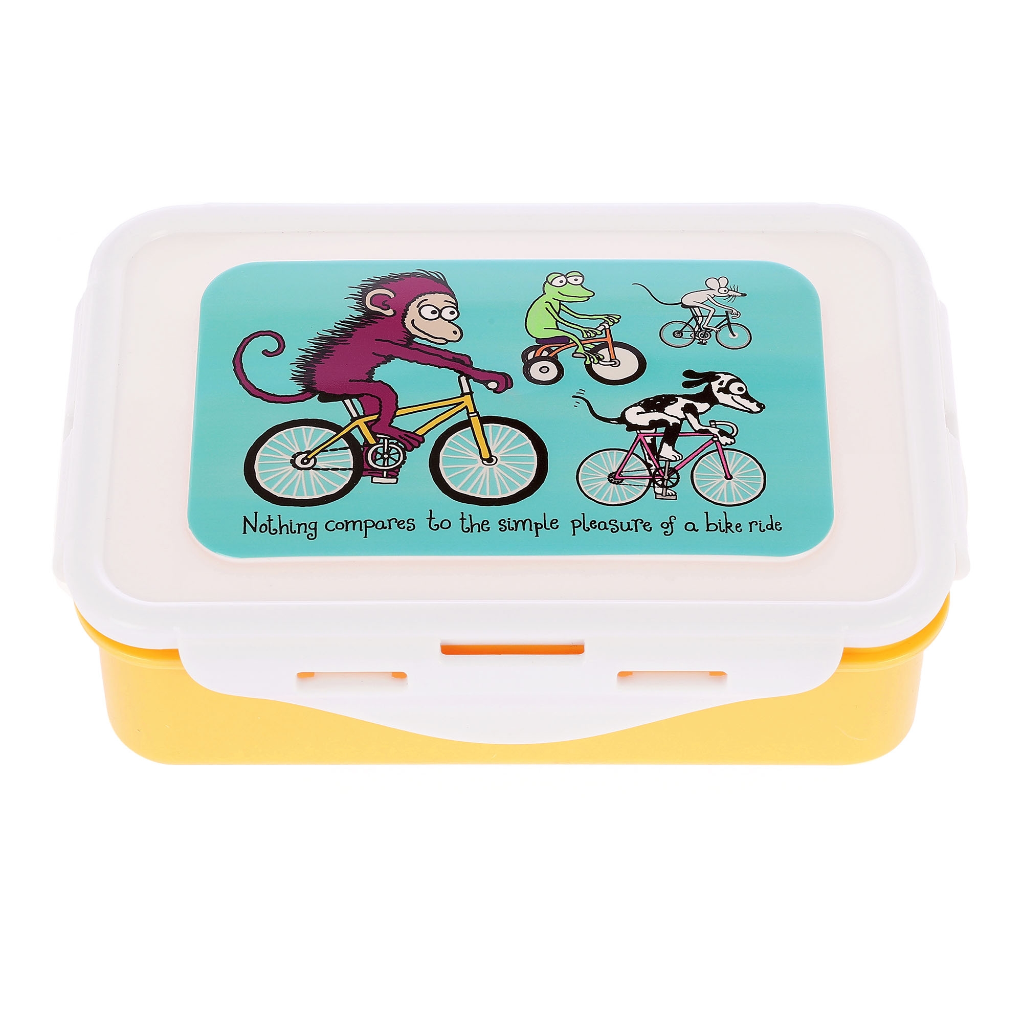 Animals on Bikes Lunch Box