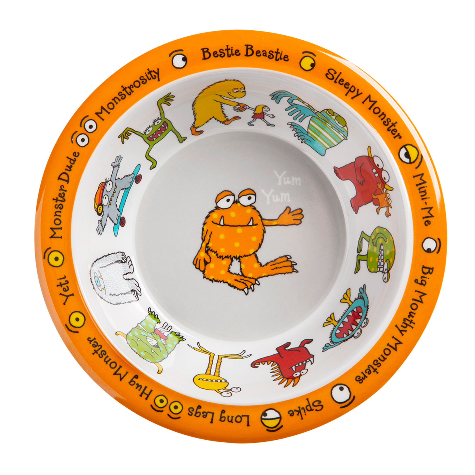 Monsters Melamine Bowl
